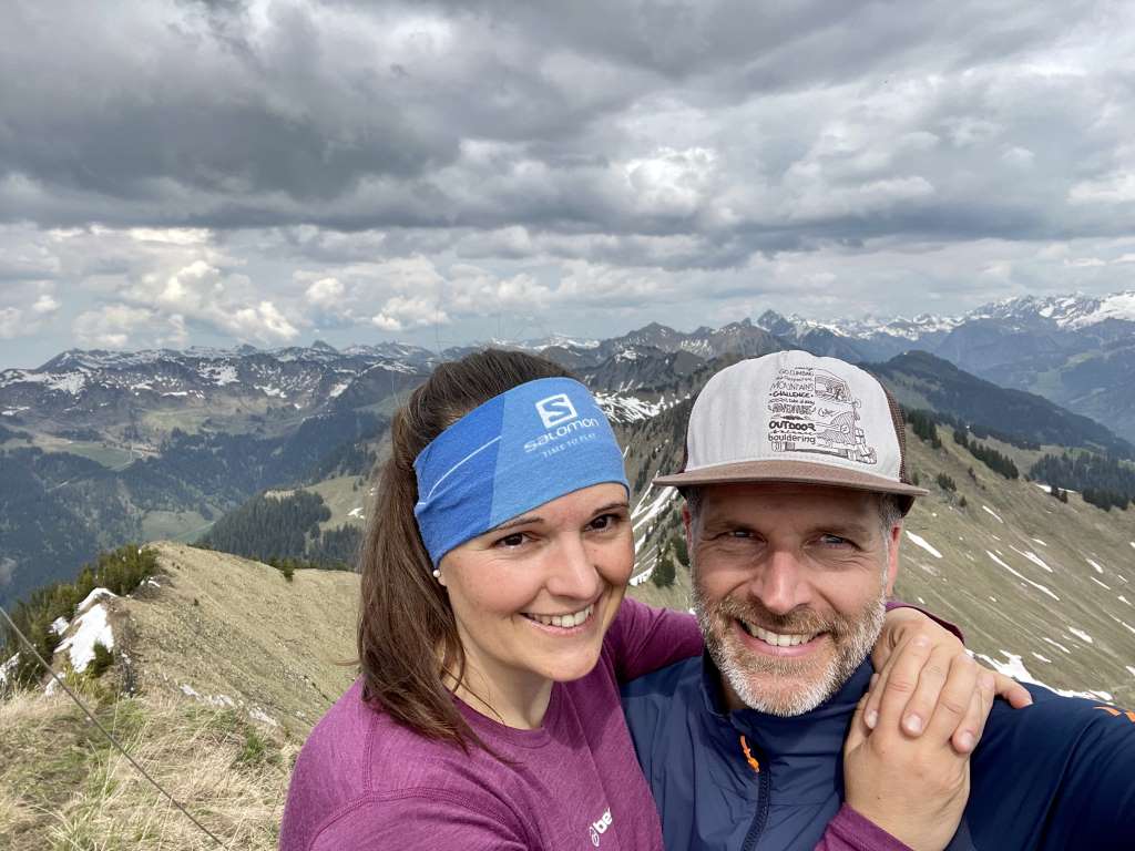 Harald und Eva am Wandern