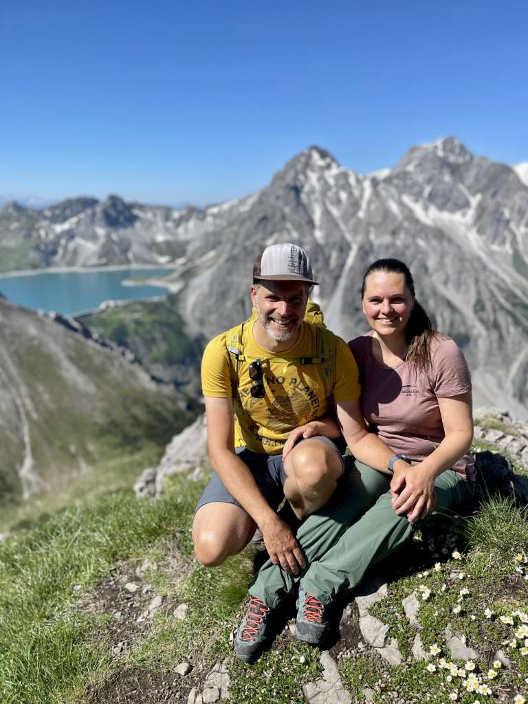 Harald und Eva am Wandern